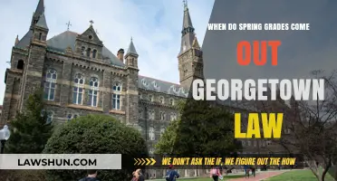 Georgetown Law Spring Grades Release Date: What to Expect