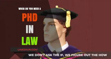 When Do You Need a PhD in Law? Key Considerations
