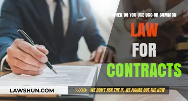 Understanding UCC and Common Law for Contracts