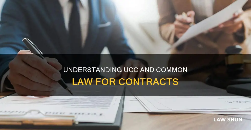 when do you use ucc or common law for contracts