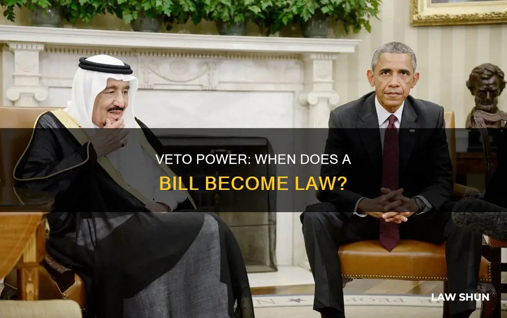 when does a bill become law when president veto