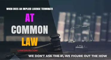 Implied License Termination: Common Law Rules