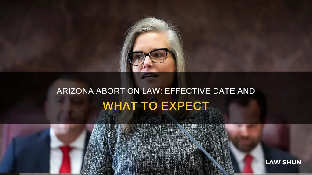 when does az abortion law take effect