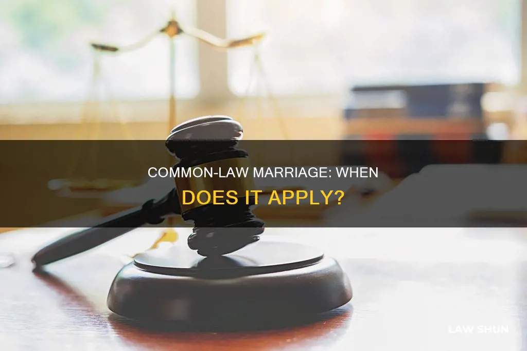 when does common law marraige apply