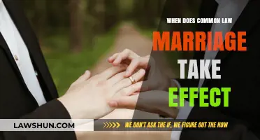 Common Law Marriage: When Does It Begin?
