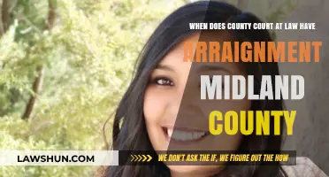 Midland County Court at Law Arraignment Schedule: What You Need to Know