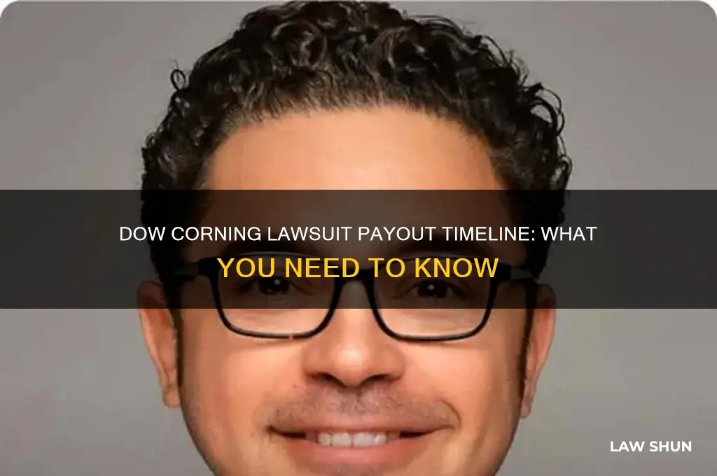 when does dow corning law suit pay out