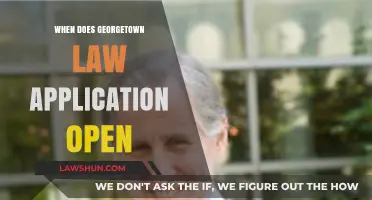 Georgetown Law Application Opening Date: What You Need to Know