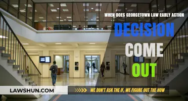 Georgetown Law Early Action Decision Release Date: What to Expect