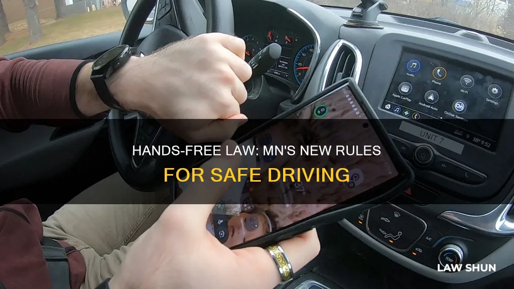 when does hands free cell law become effective in mn