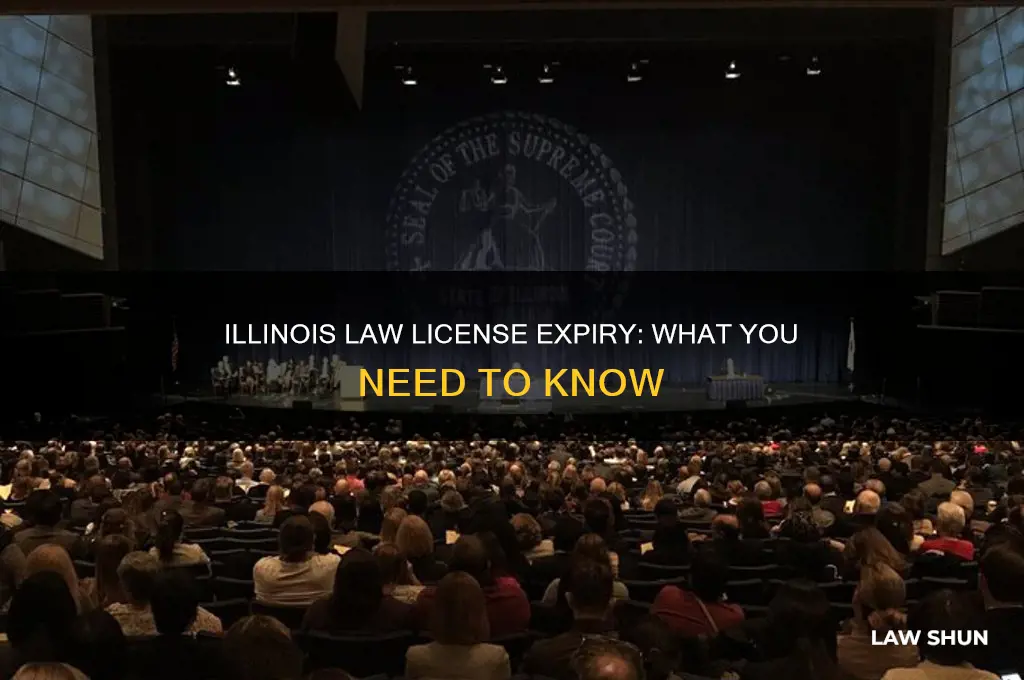 when does illinois law license expire