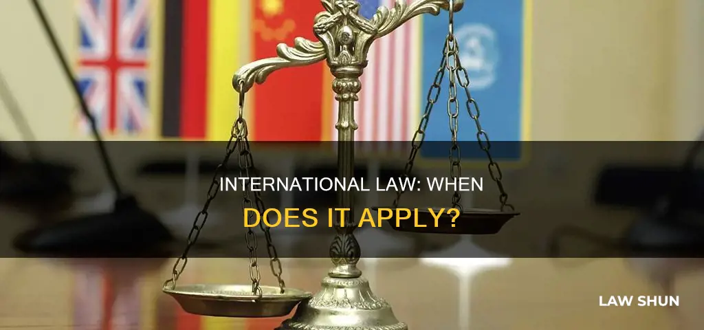 when does international law apply