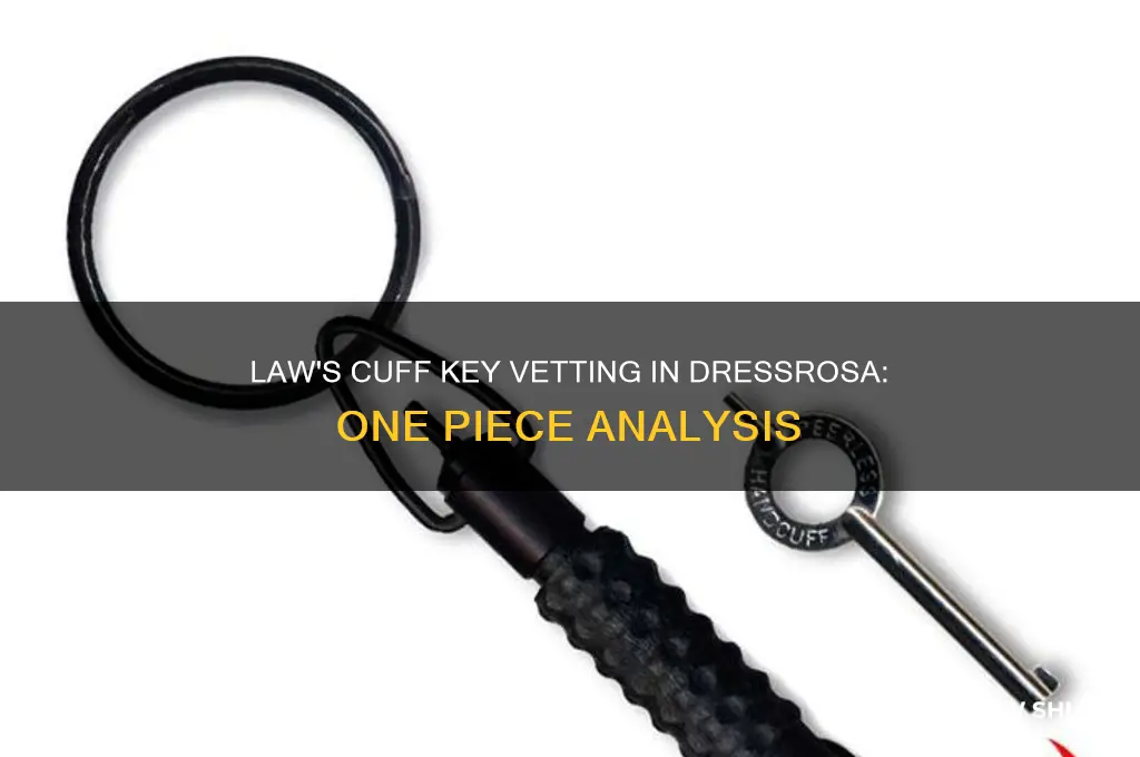 when does law vet the cuff key one piece dressrosa