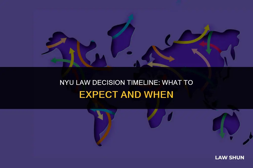 when does nyu law release decisions