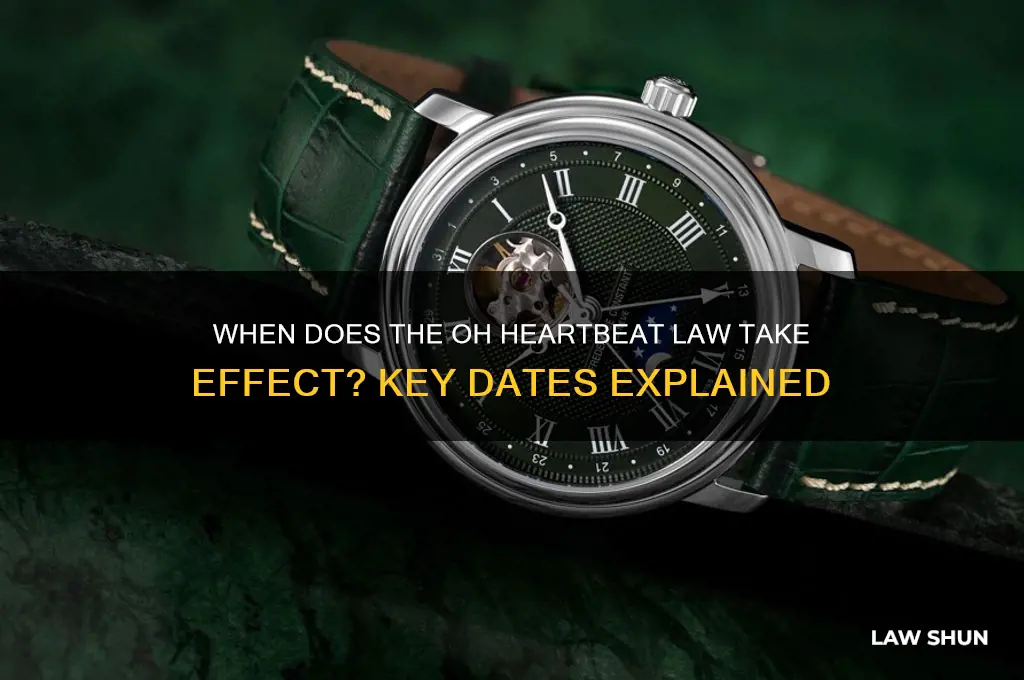 when does oh heartbeat law go into affect