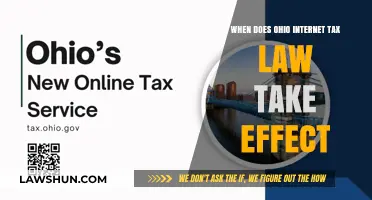 Ohio's Internet Sales Tax Law: Effective Date and Details