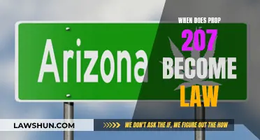 Understanding the Law: Prop 207 Enactment Date