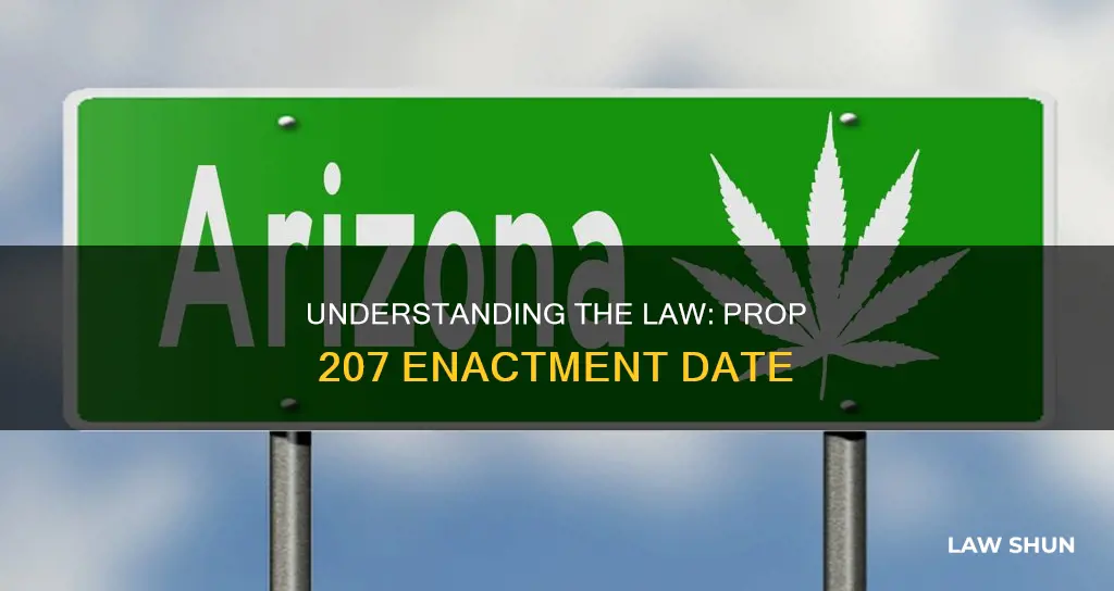 when does prop 207 become law