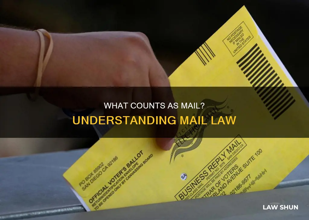 when does something become mail and protected by mail law