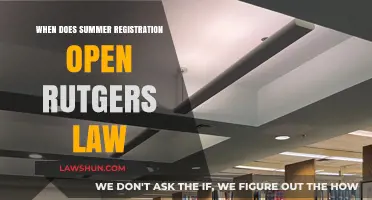 Rutgers Law Summer Registration Dates: When Can You Sign Up?