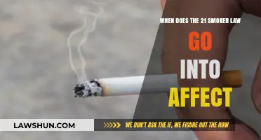 Smoker Law Update: When Does the 21 Age Limit Take Effect?