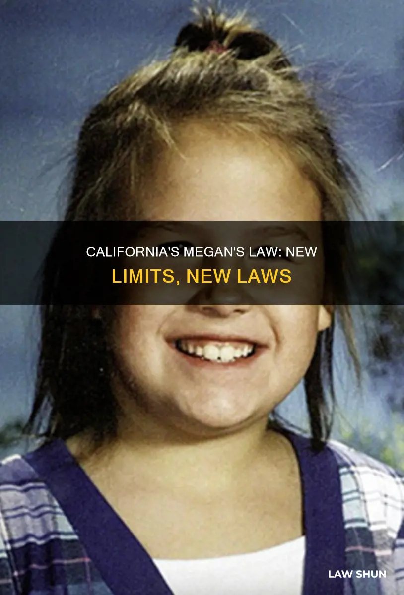 when does the ca law limiting megans law become law