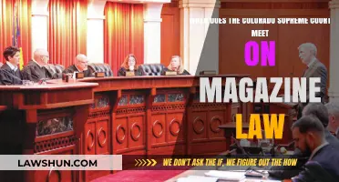 Colorado Supreme Court's Magazine Law Session Schedule: Key Dates Revealed