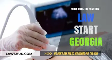 Georgia's Heartbeat Law Start Date: What You Need to Know