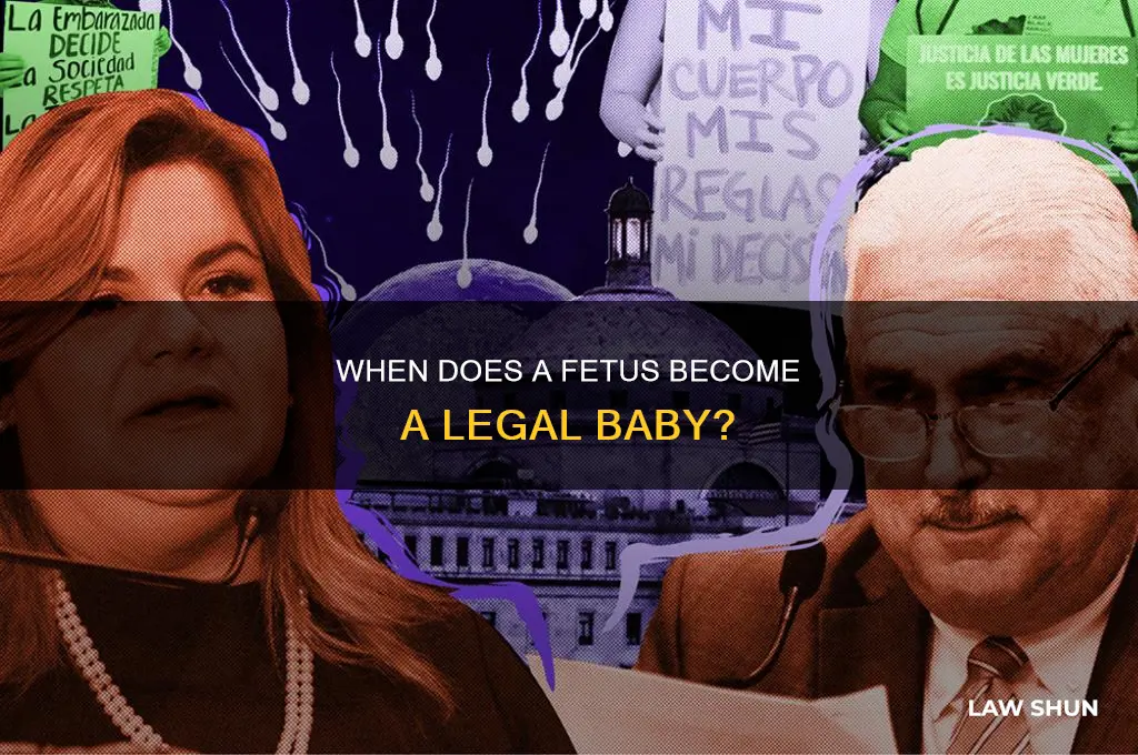 when does the law recognize a fetus as a baby