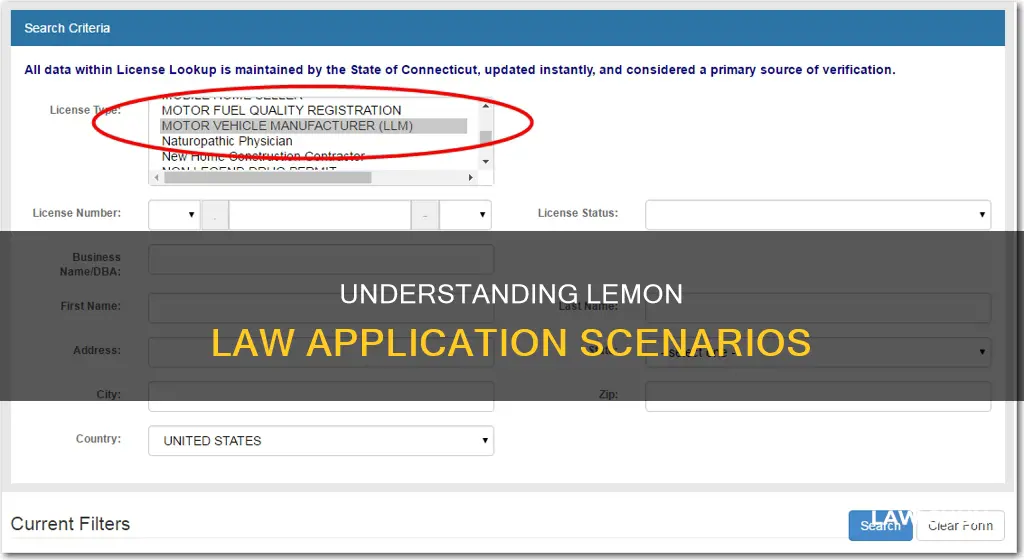 when does the lemon law apply