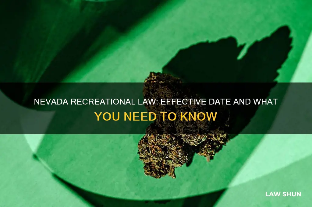 when does the nevada recreational law go into affect