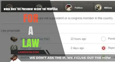 When Does the President Receive a Law Proposal?