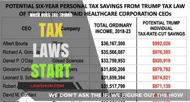 Trump Tax Laws: When Do They Kick In?