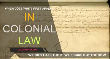 Colonial Law: When Did "White" Gain Legal Significance?
