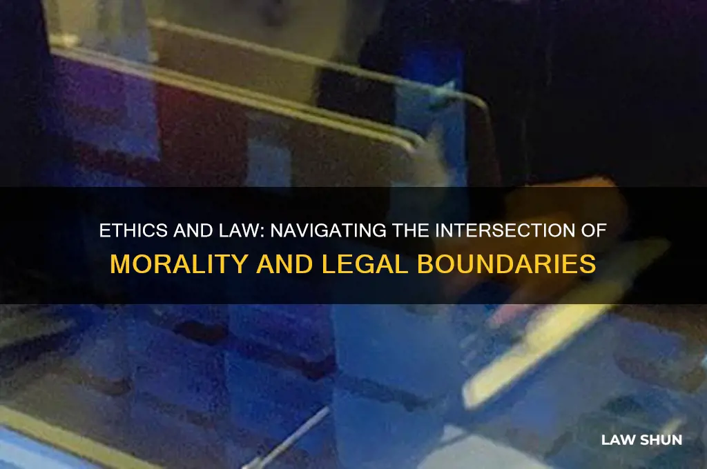when ethics and law overlap it is known as the