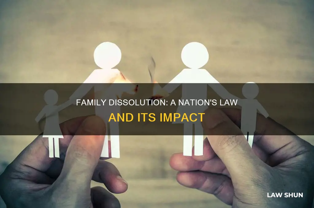 when family dissolution becomes the law of the land