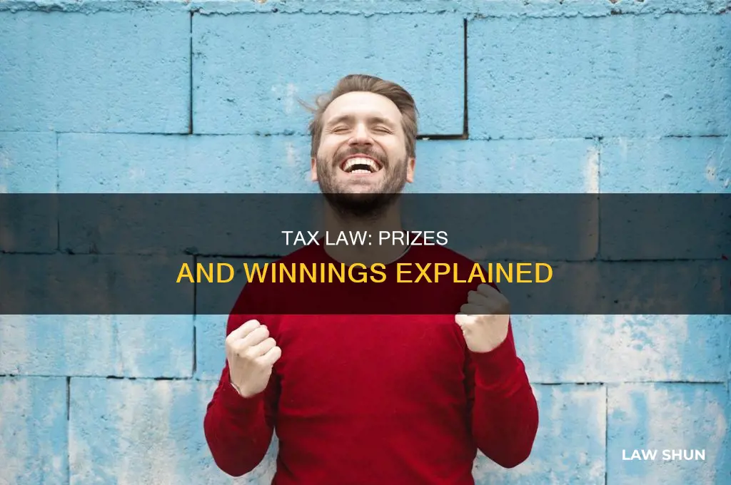 when filling taxes what is the law on prizes