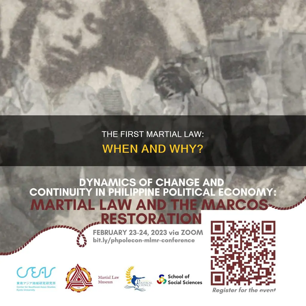 when first martil law imposed