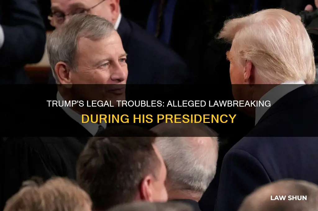 when has donald trump broken the law during his presidency