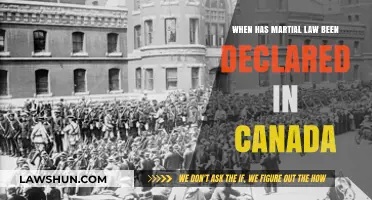 Martial Law in Canada: A Historical Review
