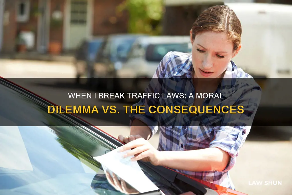 when i break traffic laws vs other