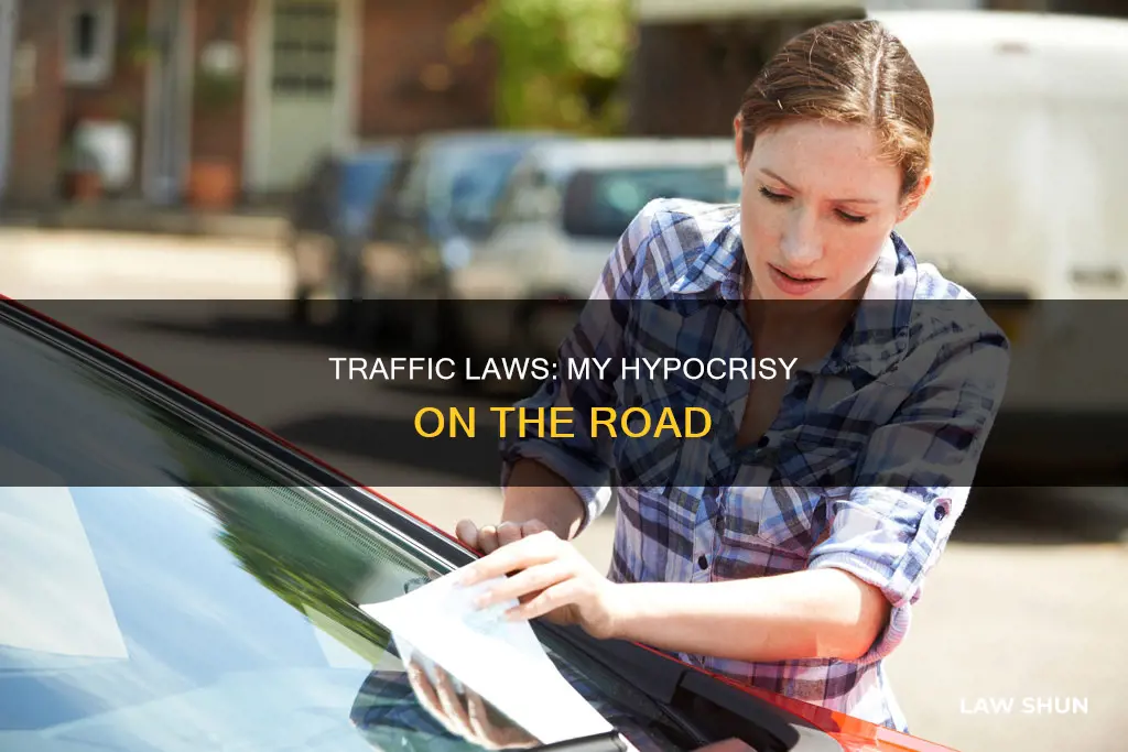 when i break traffic laws vs other