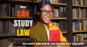 The Best Time to Study Law