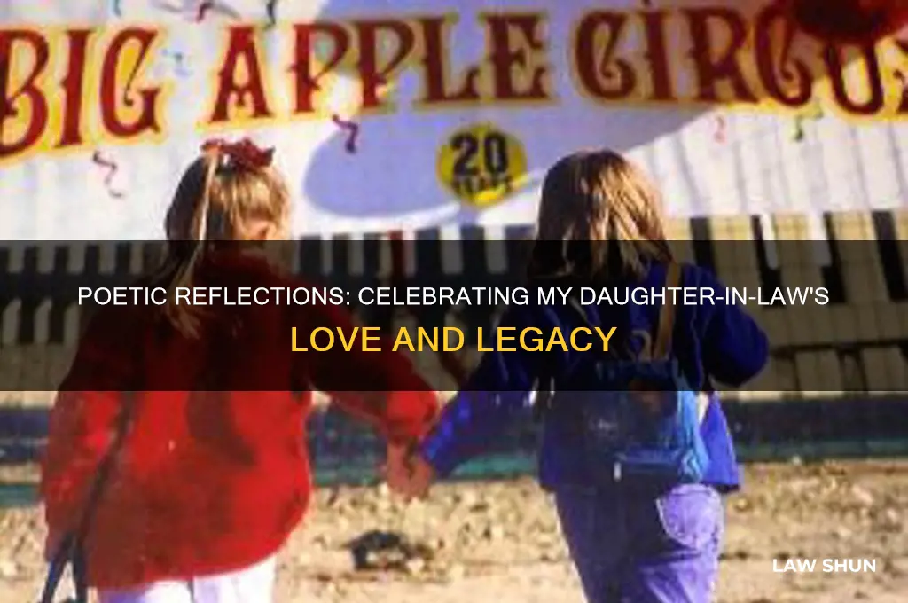 when i think of my daughter in law poems