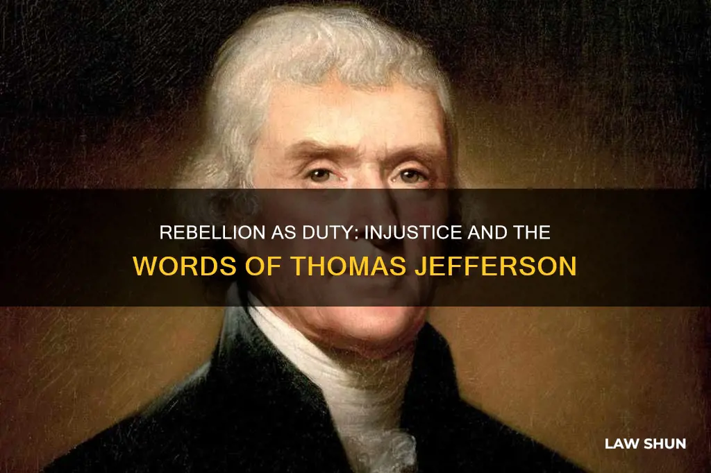 when injustice becomes law rebellion becomes duty thomas jefferson