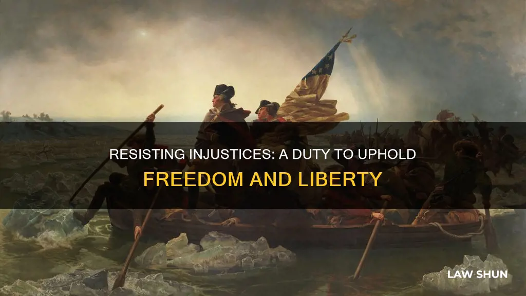 when injustice becomes law resistance becomes duty declaration of independence