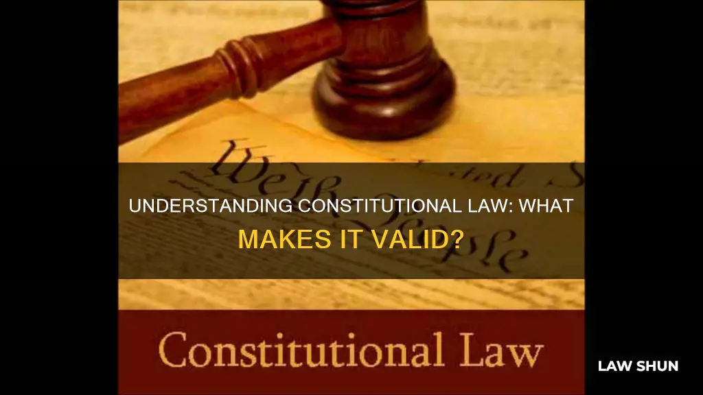 when is a law considered constitutional