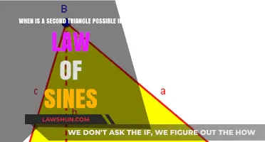 When Does the Law of Sines Allow a Second Triangle?
