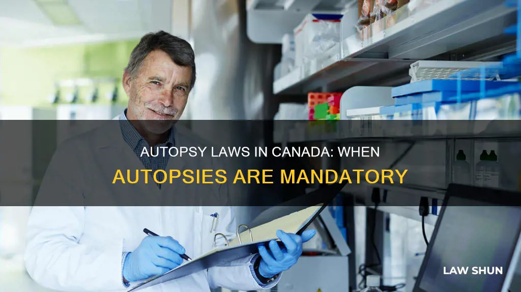 when is an autopsy required by law in canada