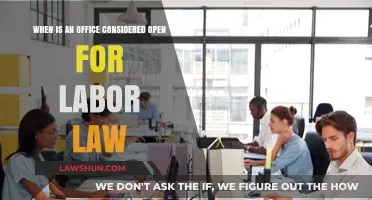 When Is an Office Legally Open Under Labor Law?